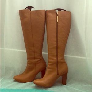Poppy Barley Heeled Leather Boot